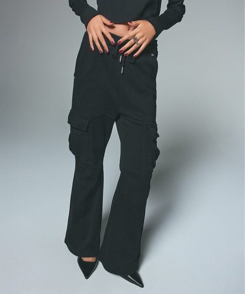 X-girl（エックスガール） スウェットパンツ ジャージ CARGO POCKET