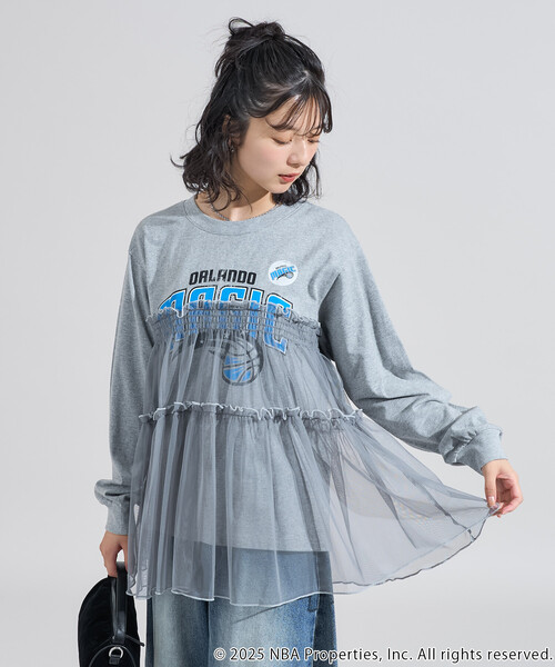 FREAK'S STORE（フリークスストア） tシャツ NBAチュールフリル ロンT