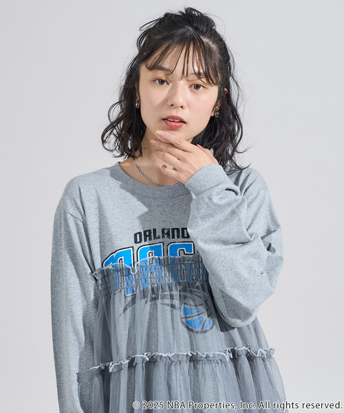 FREAK'S STORE（フリークスストア） tシャツ NBAチュールフリル ロンT