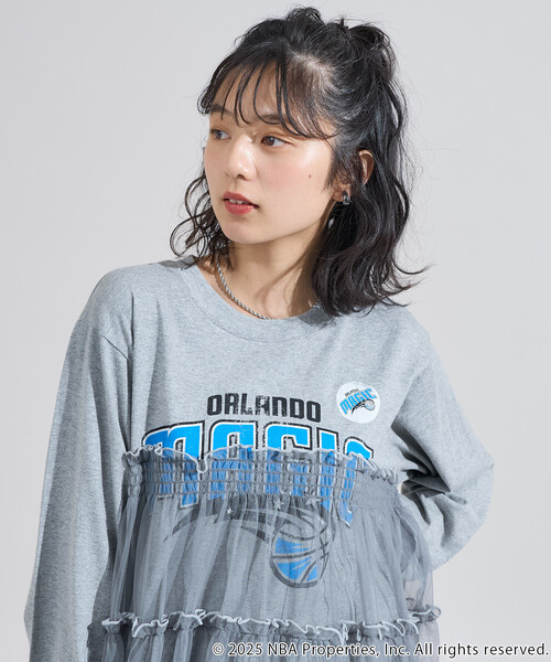FREAK'S STORE（フリークスストア） tシャツ NBAチュールフリル ロンT