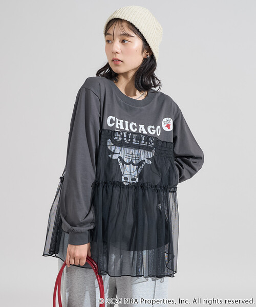 FREAK'S STORE（フリークスストア） tシャツ NBAチュールフリル ロンT