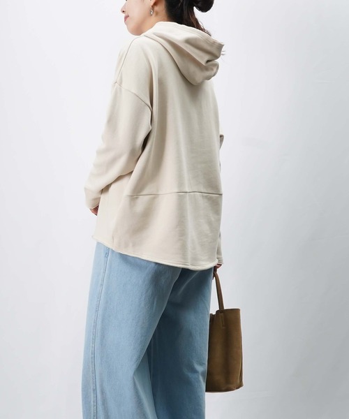 LADY LUCK LUCA パーカー LC/LLL 裏毛コクーンパーカー「セットアップ