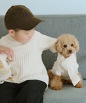 犬 服 「DOG」ケーブル編みニットマフラーの詳細画像2