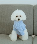 犬 服 「DOG」ケーブル編みニットマフラーの詳細画像4