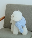 犬 服 「DOG」ケーブル編みニットマフラーの詳細画像5