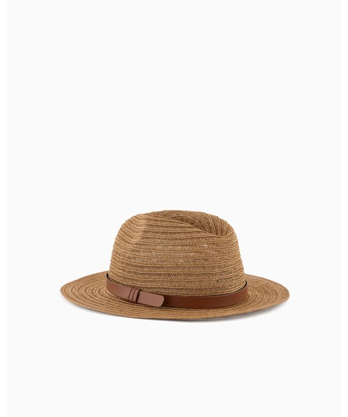 「EMPORIO ARMANI」 ハット 56cm キャメル レディースの画像