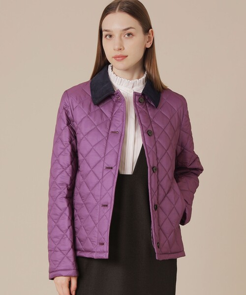 ステンカラーコート コート 「婦人画報11月号掲載」「Tilbury/ティルベリー」エアリーキルティングショートコート レディースの画像