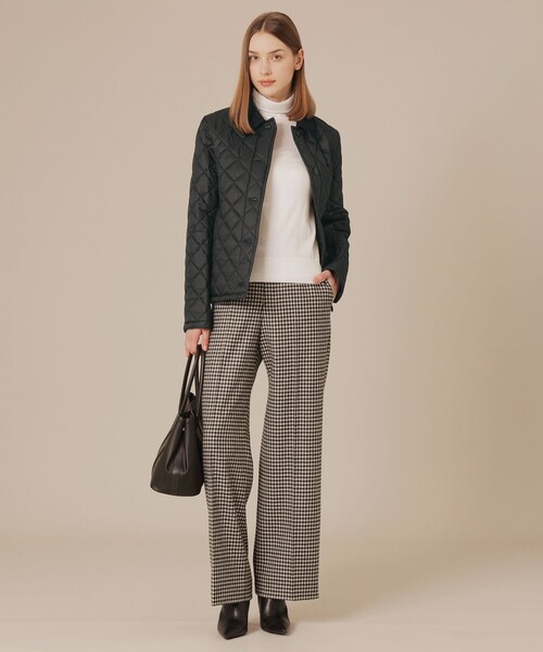 ステンカラーコート コート 「婦人画報11月号掲載」「Tilbury/ティルベリー」エアリーキルティングショートコート レディースの画像