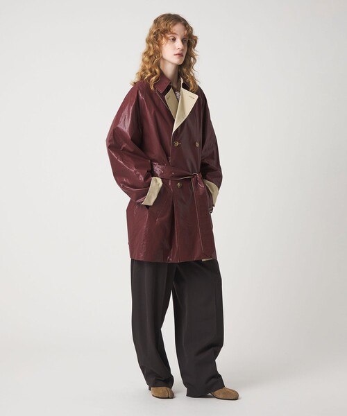 ADULT ORIENTED ROBES ROKU 6 トレンチコート 6 トレンチコート コート 「6(ROKU)」コーティング リバーシブル