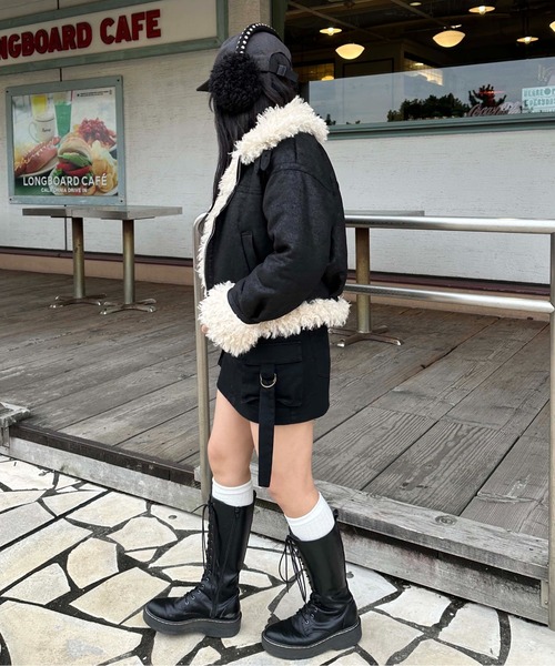 sedacle girl（セダクルガール） コート アウター フェイクムートン 