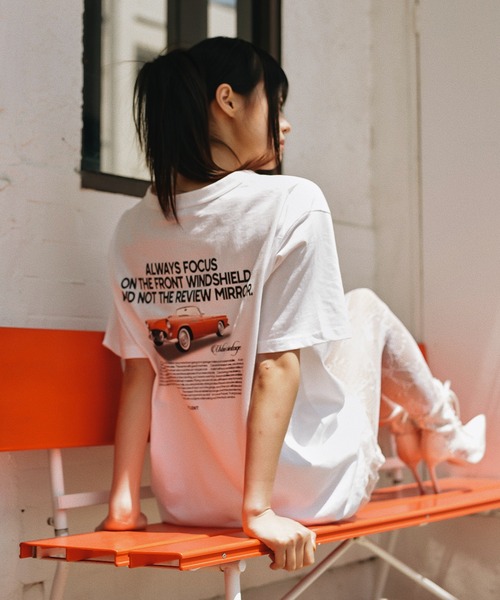 ACLENT（アクレント） 半袖Tシャツ FREE パープル レディース