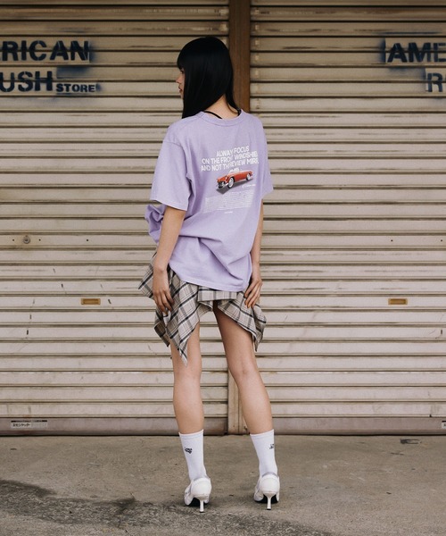 ACLENT（アクレント） 半袖Tシャツ FREE パープル レディース