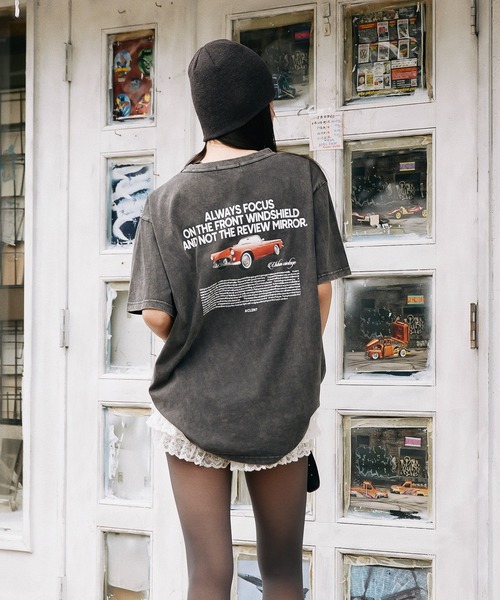 ACLENT（アクレント） 半袖Tシャツ FREE パープル レディース