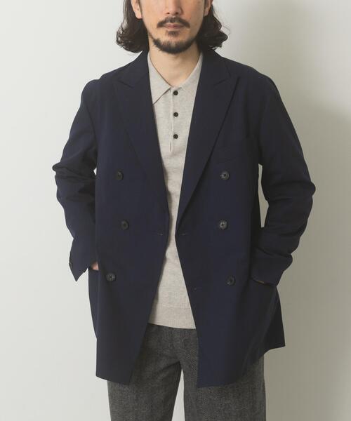 Behest テーラードジャケット ダークブルー ITEMS URBANRESEARCH（アイテムズ アーバンリサーチ） ジャケット