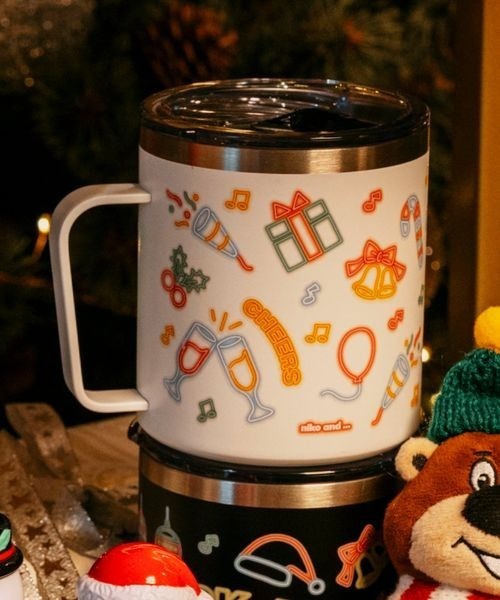 niko and…（ニコアンド） タンブラー 「2025Xmas」ホリデー蓋付き