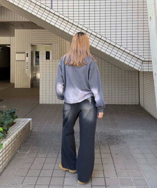 「sedacle girl」 長袖Tシャツ SMALL マスタード メンズ_画像4