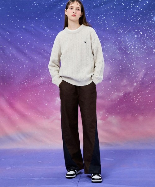 「WaiKei」 長袖ニット MEDIUM ブラック レディース_画像2