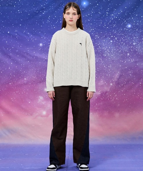 「WaiKei」 長袖ニット MEDIUM ブラック レディース_画像3