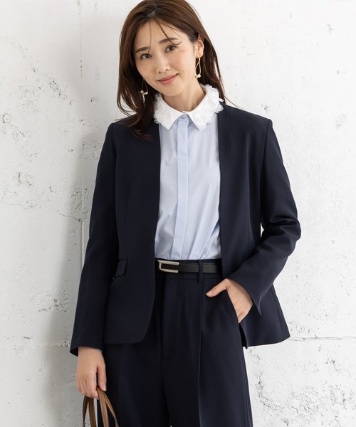 MAISONCOMFY セットアップ 「洗えて動けるスーツ」カラーレス