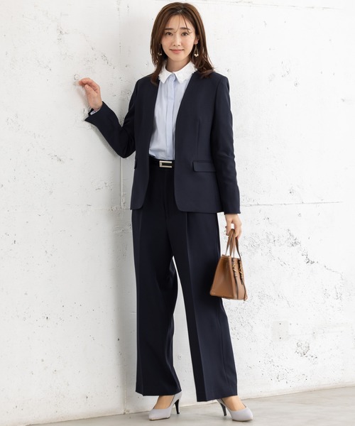 MAISONCOMFY セットアップ 「洗えて動けるスーツ」カラーレス