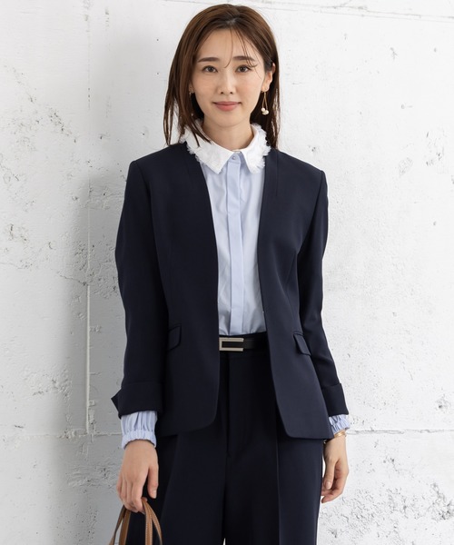 MAISONCOMFY セットアップ 「洗えて動けるスーツ」カラーレス