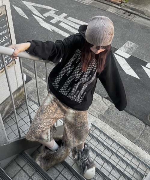 ニット帽 ニットキャップ 「Never mind the XU」cross beanie