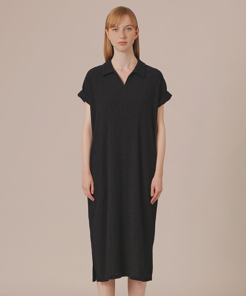 「MACKINTOSH LONDON」 シャツワンピース 38 ブラック レディース_画像4