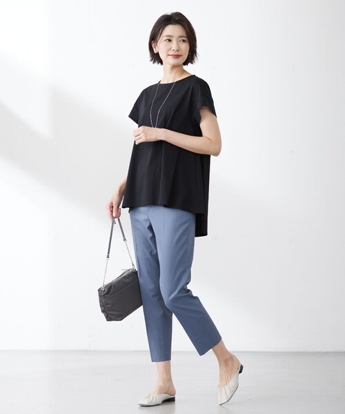 「J.PRESS Ladies」 半袖カットソー SMALL グレー レディース_画像7