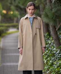 [DRESSTERIOR] デニムライクライトトレンチコート DRESSTERIOR（ドレステリア） トレンチコート コート 「ウォッシャブル