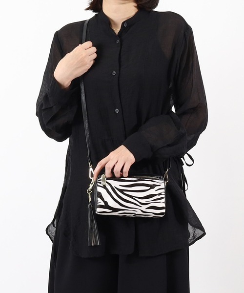 「COOCO」 ショルダーバッグ 9 グレー レディース_画像5
