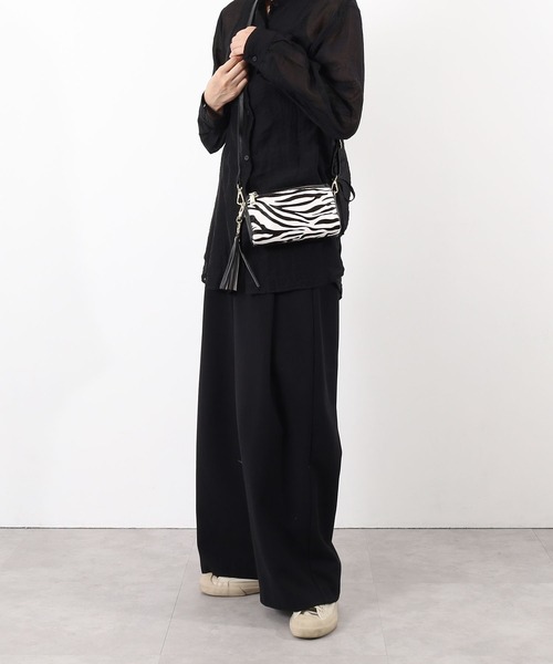 「COOCO」 ショルダーバッグ 9 グレー レディース_画像6