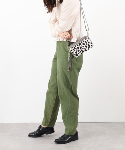 「COOCO」 ショルダーバッグ 9 グレー レディース_画像9