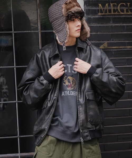 nico　Aブルゾン niko and…（ニコアンド） ブルゾン MEDIUM ブラウン メンズ : ZOZOTOWN