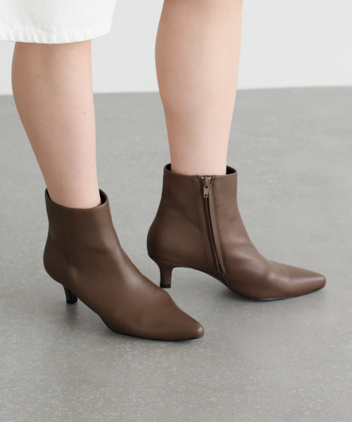 今期SLOBE IENA ポインテッドブーツ ブラック24.5cm SLOBE IENA（スローブイエナ） ブーツ 「WEB限定/追加2」SLOBE ポイン