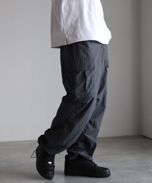 「CREARE -LINO-」 カーゴパンツ M ブラック メンズ_画像9