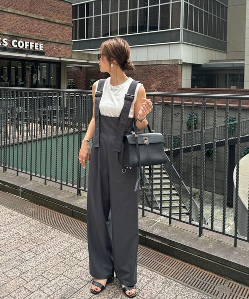 I-SOOK（アイスー） 「ISOOK」 オーバーオール FREE グレー レディース