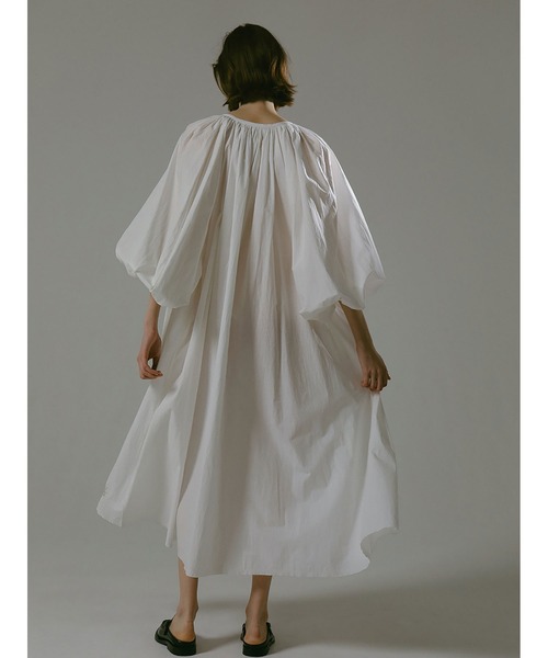 「enchainement」 長袖ワンピース 1 ホワイト レディース_画像5