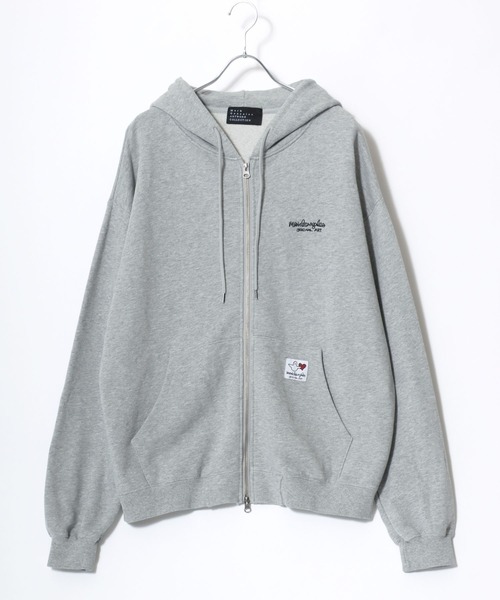 Mark Gonzales（マークゴンザレス） ジップアップパーカー L ブラウン