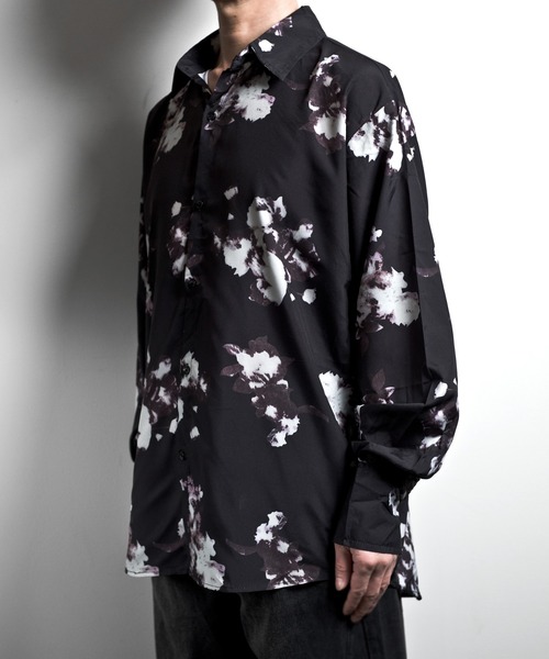 「JOHNNY WOLF」 長袖シャツ L エメラルド メンズ_画像5