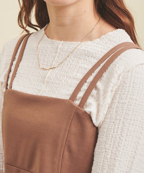 「mil」 キャミソールワンピース S ブラック レディース_画像3