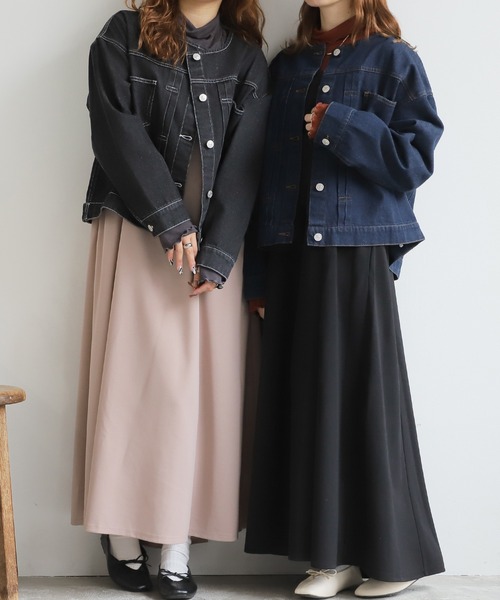 「mil」 キャミソールワンピース S ブラック レディース_画像7