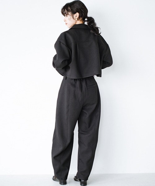 「haco!」 ジャケット MEDIUM ブラック レディース_画像7