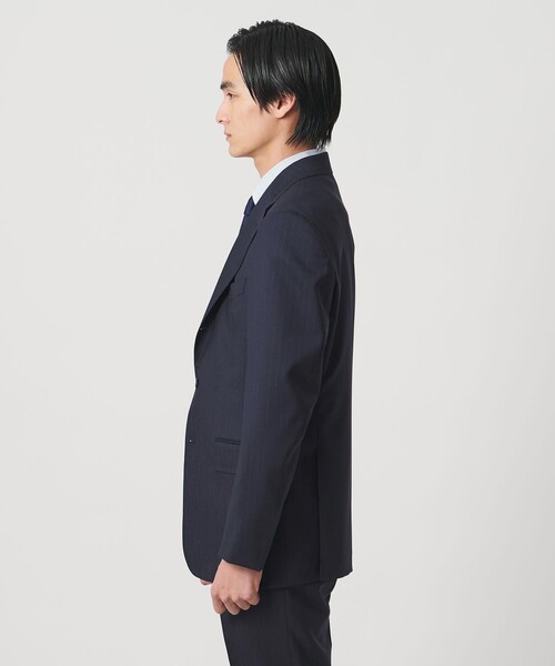 セットアップ 山栄 ピンストライプ シングル 3ボタン スーツ REGULAR MODEL メンズの画像