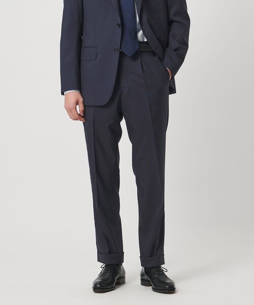セットアップ 山栄 ピンストライプ シングル 3ボタン スーツ REGULAR MODEL メンズの画像