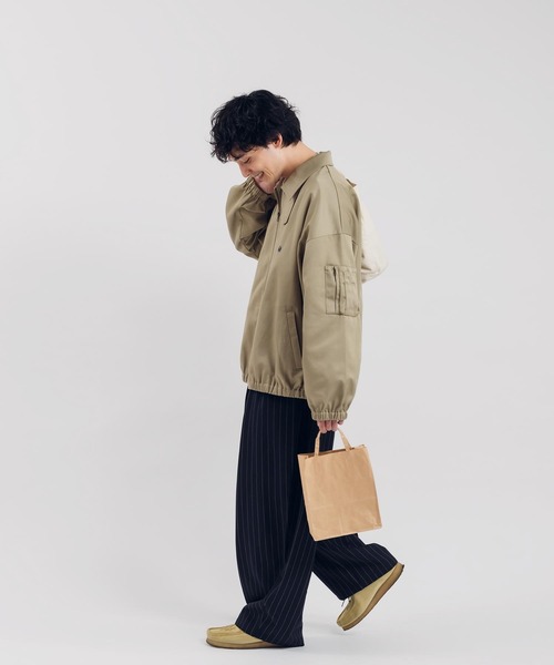「MUHET」 ブルゾン X-LARGE カーキ レディース_画像8