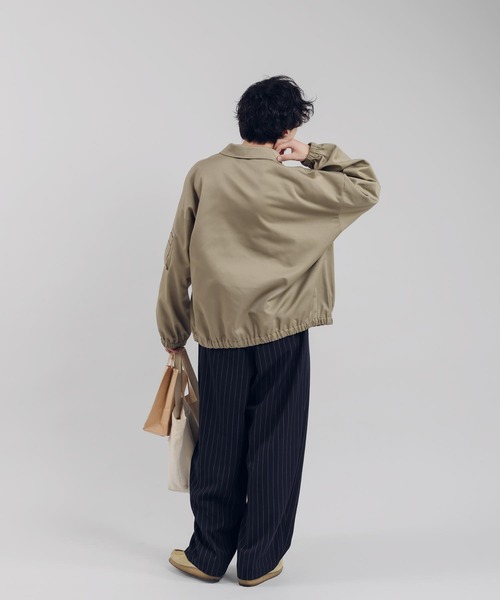 「MUHET」 ブルゾン X-LARGE カーキ レディース_画像9