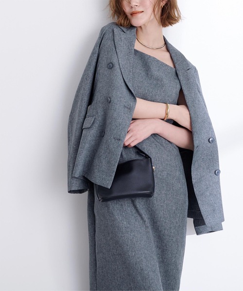 「ur's」 テーラードジャケット L サンドベージュ レディース_画像3