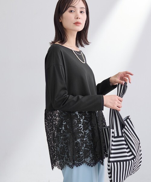 INDIVI（インディヴィ） tシャツ 「洗える／レイヤードにおすすめ