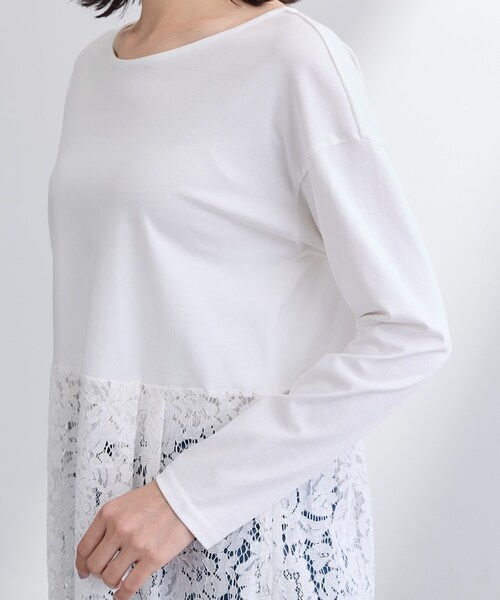 INDIVI（インディヴィ） tシャツ 「洗える／レイヤードにおすすめ