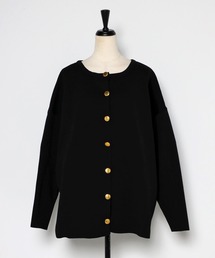 「Bonjour Sagan」 ニットカーディガン FREE アイボリー レディースの画像5